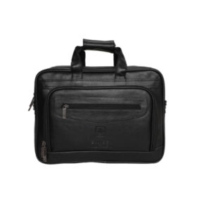Swiss Military Premium Leatherette Laptop Sling Bag Black PLB1