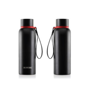 BOROSIL Solid Stainless Steel Hydra Trek Vacuum Insulated Flask 500ml