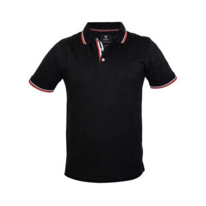 Swiss Military SM TSH4 Polo Black T-Shirt With Tip